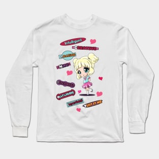 White Girl Long Sleeve T-Shirt